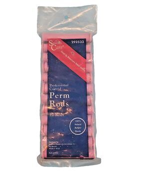 Brentwood Salon Care Professional Curved PERM RODS~12 New in Package